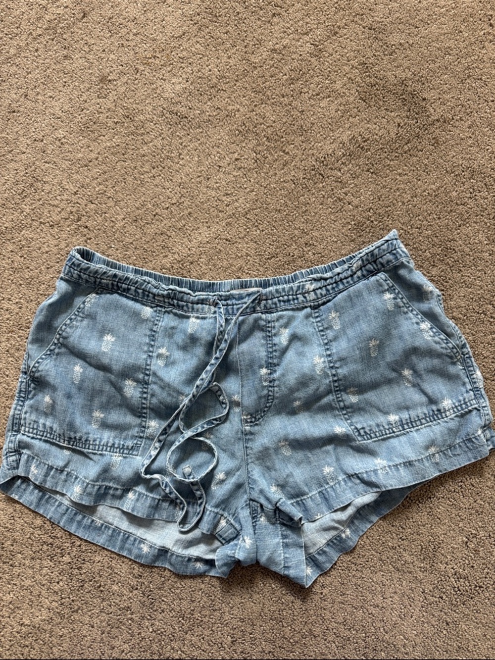 Rails Light Blue flowy denim Shorts